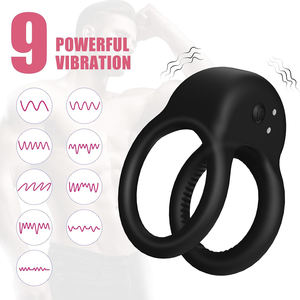 Penis halka horoz halka erkekler için vibratör yetişkin oyuncak ereksiyon seks, cinsel stimülasyon uzun ömürlü güçlü yetişkin çift seks oyuncakları - Product Image 2