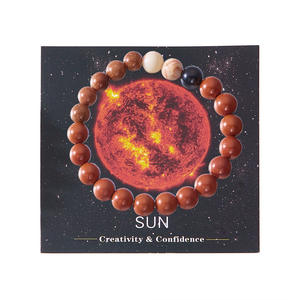 Bracelet planète système solaire pour femmes hommes huit planètes Bracelet perlé pour passionné d'astronomie cadeau bijoux en pierre naturelle - Product Image 5