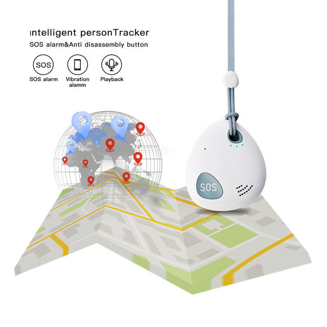 Intelligent4G GPS Locator for Seniors Children Real-Time Monitoring 1200 Resolution Waterproof One-Touch Emergency Alert