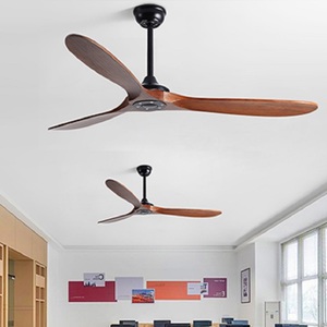 Bán Chạy Nhất Trang Trí Nội Thất 42 <span class=keywords><strong>Inch</strong></span> 52 <span class=keywords><strong>Inch</strong></span> 60 <span class=keywords><strong>Inch</strong></span> Tiếng Ồn Thấp Điều Khiển Từ Xa Rắn Lưỡi Gỗ Hiện Đại BLDC Quạt Trần - Product Image 1