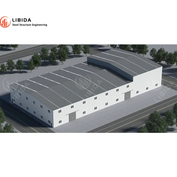 Ucuz çelik yapı imalat endüstriyel bina prefabrik metal fabrika binası
