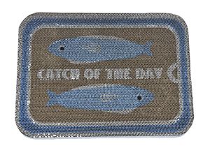 Rascador para Gatos Resistente con Diseño Impreso 'Catching of the Day' 43X32X2.2CM, Almohadilla de Rascado de Papel Corrugado para Gatos - Product Image 2