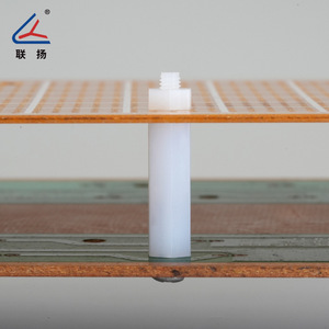 เสาหกเหลี่ยมไนลอน Lianyang M4 พร้อมฉนวนพลาสติกสำหรับยึดแผงวงจรพิมพ์ สีดำและสีขาว ความสูง 5-50 มม. - Product Image 3