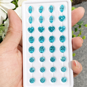 <span class=keywords><strong>Paraiba</strong></span> tormalina pietre preziose sciolte all'ingrosso laboratorio coltivato sintetico blu <span class=keywords><strong>Paraiba</strong></span> <span class=keywords><strong>pietra</strong></span> granata di alta qualità prezzi per gioielli - Product Image 4