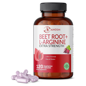 Cápsulas de L-arginina y Raíz de Remolacha de Diseño Personalizado, Cápsulas Naturales de L-arginina, Cápsulas Duras de L-arginina para Mejorar el Rendimiento - Product Image 2