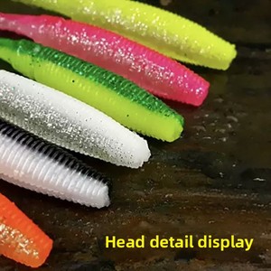 Appâts souples OEM/ODM d'usine 7cm/5cm, leurres artificiels en silicone pour Texas Rig, Wobblers, Jig Head, Swimbait pour la pêche au bar - Product Image 2