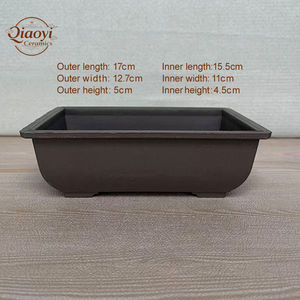 Pots à plantes rectangulaires <span class=keywords><strong>en</strong></span> plastique écologiques Qiaoyi, revêtus de PE, avec trous de drainage, durables, pour l'intérieur et l'extérieur - Product Image 2