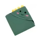 Peignoir à capuche imprimé animal pour bébés et enfants, serviette de bain carrée 80x80cm en gaze tissée - Product Image 2