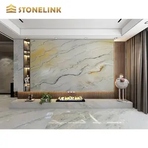 Yellow Backlit Onyx Stone Slab Natural for Five Star Hotel Onyx Wall Luxurious decorative backlit wall panel resin yellow honey