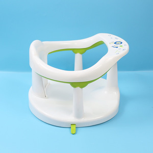 Petit tabouret de bain pour bébé Little Maruko 32x32x21cm, siège antidérapant et anti-basculement avec ventouse pour baignoire bébé - Product Image 3