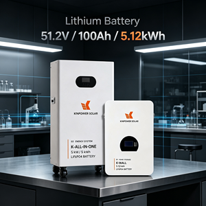 แบตเตอรี่ลิเธียม Kinpower 51.2v 100ah 5.12 กิโลวัตต์ชั่วโมง แบบติดผนัง |   แบบตั้งพื้นออลอินวันเท่านั้น - Product Image 3