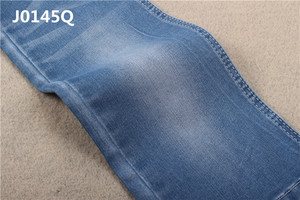 10,4 oz gran densidad de spandex de pantalones de mezclilla tela para mujer 4/1 azul añil oscuro barato tejido denim - Product Image 5