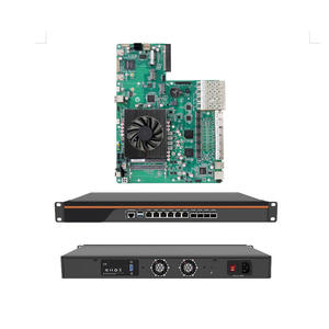 Routeur logiciel 1U monté en rack d'usine OEM Intel Atom C3758 OEM Octa Core 10 Go SFP + Fiber 6 Lan pfSense Serveur <span class=keywords><strong>Ubuntu</strong></span> CentOS OpenWrt - Product Image 1