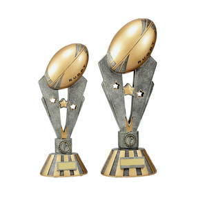Nanwei Champions Bronze <span class=keywords><strong>ballon</strong></span> de <span class=keywords><strong>rugby</strong></span> <span class=keywords><strong>monde</strong></span> résine trophées star rising cup awards - Product Image 1
