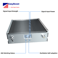 Amplificateur Cellulaire Double Bande Premium 80dB EasyBoost 900/2100MHz 27dBm Kit Complet Offrant 3000 dBm ㎡   Couverture pour l'amélioration du signal