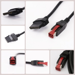 <span class=keywords><strong>สาย</strong></span>ชาร์จเร็วแบบกำหนดเองได้ 24V เป็น 8 พิน สำหรับเครื่อง POS ระบบพิมพ์ใบเสร็จ - Product Image 2