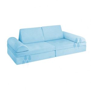 Sofá de tela antideslizante para bebés, asiento de suelo suave y lavable, silla de apoyo para niños pequeños, cojín para sala de estar. - Product Image 6