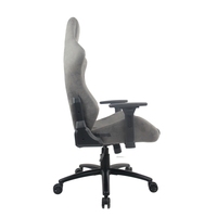 Chaise de jeu en cuir PU et PVC, base en fer, rotation à 360 degrés, design ergonomique, hauteur réglable, vente en gros