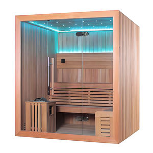 Vente Sauna traditionnel intérieur à faibles CEM prêt à expédier avec sauna de relaxation pour <span class=keywords><strong>les</strong></span> pieds en pruche - Product Image 4