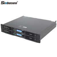 Amplificateur de puissance DSP D2-4200, amplificateur audio numérique professionnel, traitement audio avec filtre FIR