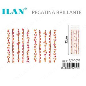 Adesivo decorativo per unghie ILAN con strass scintillanti da 32 cm - Product Image 3