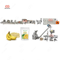 Plantainmeelverwerkingslijn, kleine productiemachines voor plantainmeel, machine voor verwerking en verpakking van plantainmeel