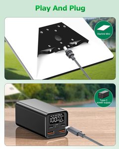 Pd100w USB C với cáp DC cho starlink mini dây điện USB sạc cáp - Product Image 4