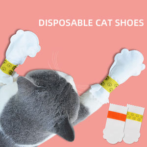 Forniture per cani e gatti stivali per gatti usa e getta traspiranti antigraffio scarpe per animali domestici impermeabili calzini forniture per animali domestici - Product Image 2