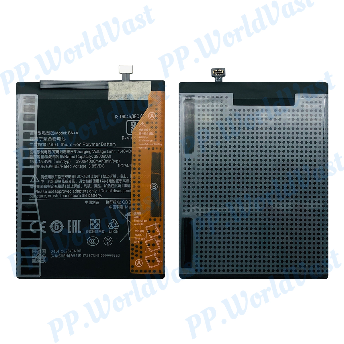 สำหรับแบตเตอรี่ Xiaomi Redmi Note 7 Pro รุ่น BN4A