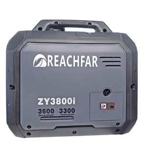 Portable Dual Generator 3500W 3.5KW 4KVA, Silent <b>Gasoline</b> With Remote Start & EPA CE Certified 004-007 3.5kW Stable Power Output - Product Image 1