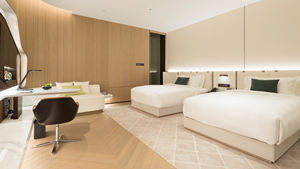 ชุดเฟอร์นิเจอร์ห้องนอนโรงแรมไม้สไตล์โมเดิร์น เตียงนอนขนาดใหญ่สำหรับห้องพักแขก เตียงขนาดใหญ่พิเศษ สำหรับใช้ในอพาร์ตเมนต์แบบกำหนดเอง - Product Image 6