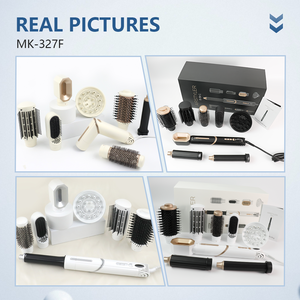 Benutzer definierte Farbe 6 in 1 Solon und Reise größe Haar Lockens tab Kunststoff Konzentrator Trockner Haar bürste - Product Image 5