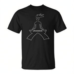 Camiseta Ohmmmm Diver Yoga Meditation, color negro, unisex, talla para adultos S M L XL XXL - Product Image 2