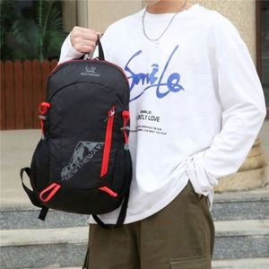 Sac à dos de randonnée unisexe personnalisé, imperméable, en nylon, avec fermeture éclair, motif lettres, 3 pièces, grande capacité, léger, décontracté, sportif, pliable - Product Image 2