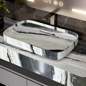 Prix de gros, dalle de marbre blanc poli, marbre San Simone pour plan de travail de cuisine intérieur - Product Image 3