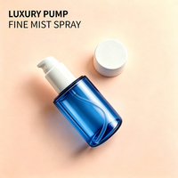 Flacon de 100 ml en PETG à paroi épaisse et base robuste, avec compte-gouttes et pompe, pour huiles essentielles et parfums, emballage cosmétique de luxe, sérigraphié