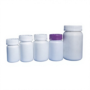 Frasco Cilíndrico de Plástico PP Blanco a Prueba de Fugas con Tapa de Rosca para Almacenamiento de Productos Farmacéuticos, Sanitarios y Químicos - Product Image 1