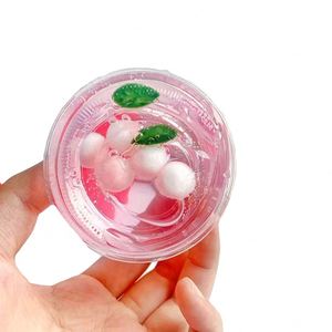 Creamy Bulk GalaPersonalized 12-Color Crystal Clear Fruit Mud <b>Plasticine</b> Slime Set Unicorn Cherry Jelly Fidget Toys - Product Image 1