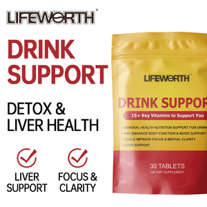 Suplemento de soporte de bebida antialcohol LIFEWORTH con Kudzu Milk Thistle Holy Basil - Product Image 2