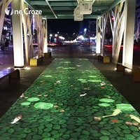 Juegos Interactivos de Proyección en Pared y Piso - Juegos Educativos Portátiles y Ligeros con Movimiento para Niños, Centro de Juegos Interior, App/Control Remoto