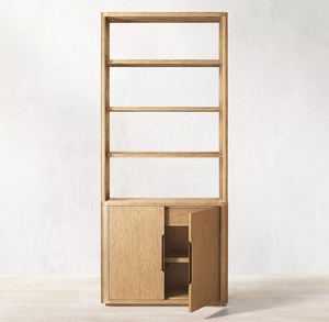 Bibliothèque ouverte en bois exquise de haute qualité villa <span class=keywords><strong>club</strong></span> home <span class=keywords><strong>club</strong></span> exportation peut personnaliser les meubles de salon d'étude - Product Image 3