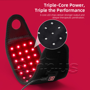 ซันพลัส 660 นาโนเมตร 850 นาโนเมตร ไฟ LED บำบัดด้วยแสงสีแดง ที่รัดข้อมือ บำบัดด้วยแสงอินฟราเรดใกล้ แสงสีแดงบำบัด แผ่นรัดข้อมือให้ความร้อน - Product Image 3