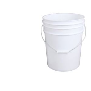 Seau rond en plastique de 20 litres seau à peinture directe avec couvercle des fabricants de logo personnalisé - Product Image 1