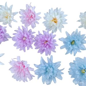 Cabeza de Flor Artificial de 14 cm, Rama Individual, Material de Pétalos, Ideal para Decoración de Paredes de Boda DIY - Product Image 5