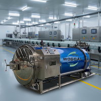 Nouvel autoclave de stérilisation industriel professionnel en acier inoxydable pour boîtes métalliques, bocaux en verre et bouteilles en plastique