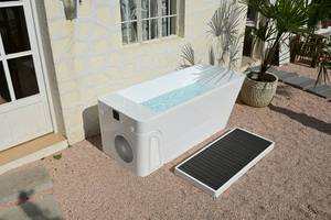 Bañera de Hidromasaje Acrílica Independiente, Bañera de Inmersión Fría, Superficie Sólida, Bañera de Masaje Inteligente para Recuperación Deportiva - Product Image 3