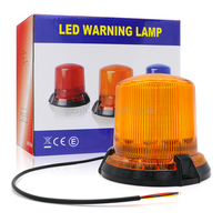 12-80V Amber Red Blue Wasserdichte Not leuchte Magnetische Blitz warnleuchte Rotierende Leuchtfeuer für Gabelstapler