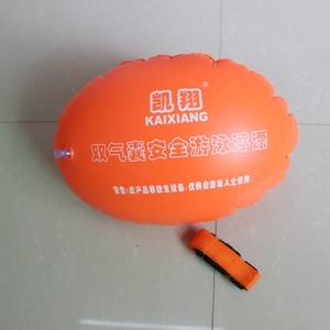 Bouée gonflable Kaixiang en forme de coccinelle pour la natation et les sports nautiques, taille adulte unisexe, orange, avec deux chambres à air. - Product Image 3