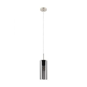 Lampadario SELVINO a 1 Luce, Nichel Satinato, H. 110CM - 1X15W E27 - Product Image 1