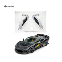 Body Kit Serat Karbon Kering Gaya Ferrari SF90 MSY, Fender Depan Finishing Glossy dengan Presisi Sempurna